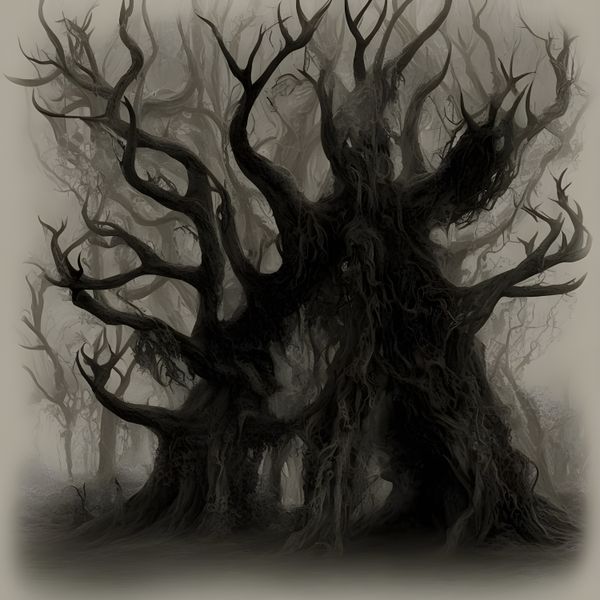 Channeled illustration of a tree, a way out