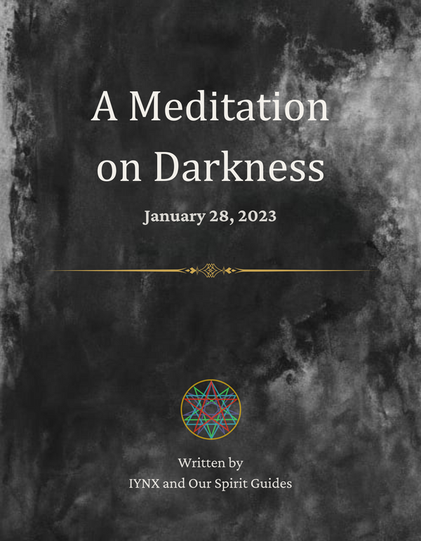 A Meditation on Darkness